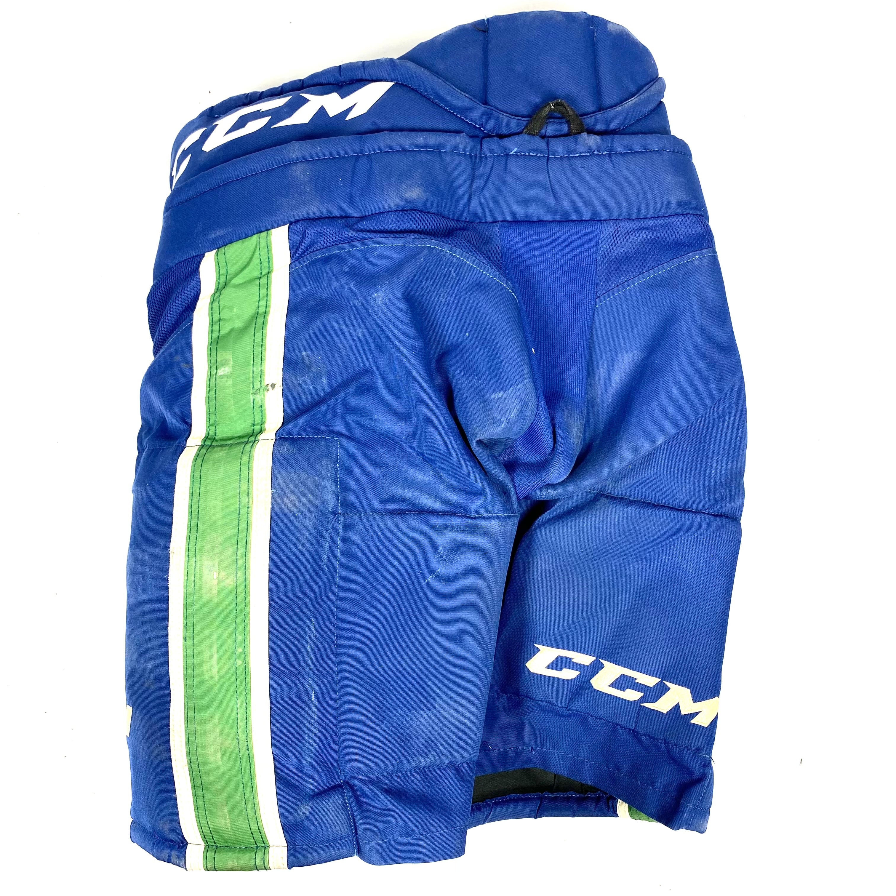 CCM HP31 - Pantalon de hockey CHL Pro Stock d'occasion (bleu/vert)